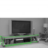 Z Painted Large Plasma TV Cabinet with Natural Oak Top